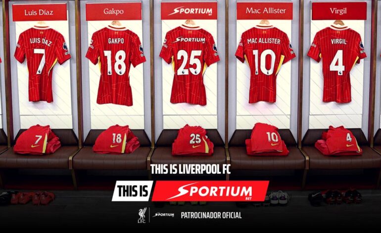 Sportiumbet México, nuevo patrocinador del campeón Liverpool