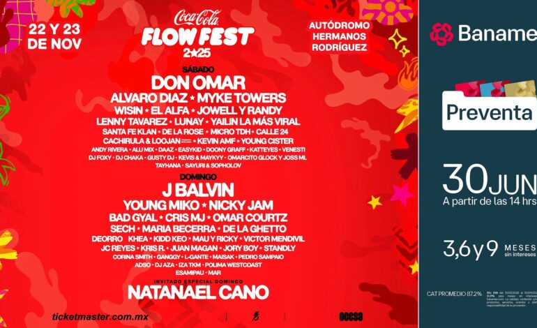 Coca-Cola Flow Fest revela su lineup para la edición 2025