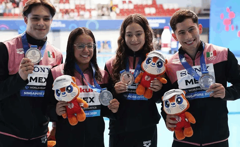 México en lo alto; plata en Campeonato Mundial de Singapur