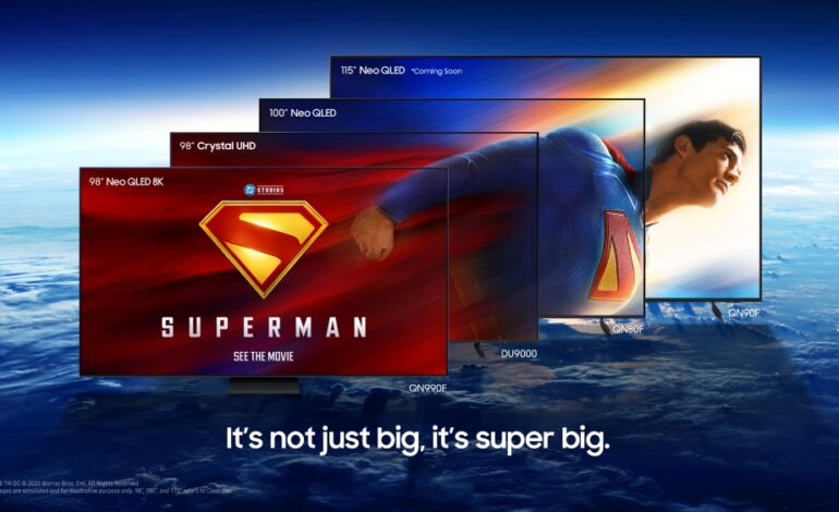 Samsung se asocia con Warner Bros. y DC Studios para ofrecer una experiencia de Superman “supergrande”