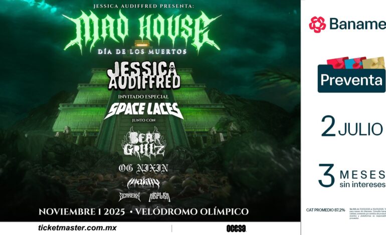 Jessica Audiffred presenta MAD HOUSE: DÍA DE LOS MUERTOS